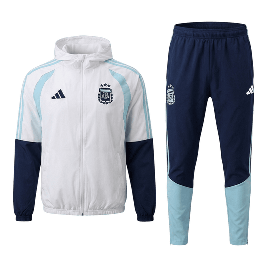 Argentina Hoodie Training Tracksuit Kit(Top+Pants) 2026 White
