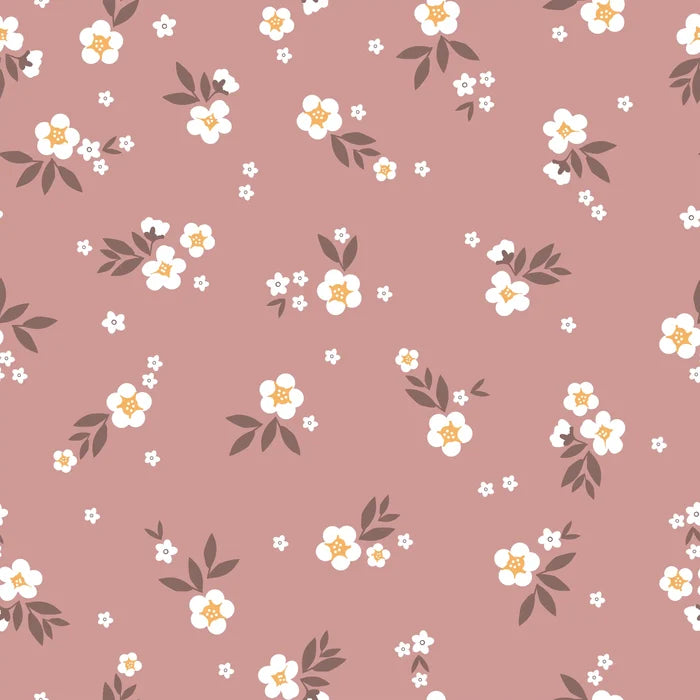 Ash Rose Flowers Big - Family Fabrics B.V.