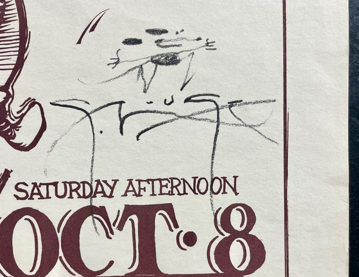 AUCTION - AOR 2.326 - Grateful Dead Bola Sete - Stanley Mouse Signed - 1966 Poster - Mt. Tamalpais  - Good