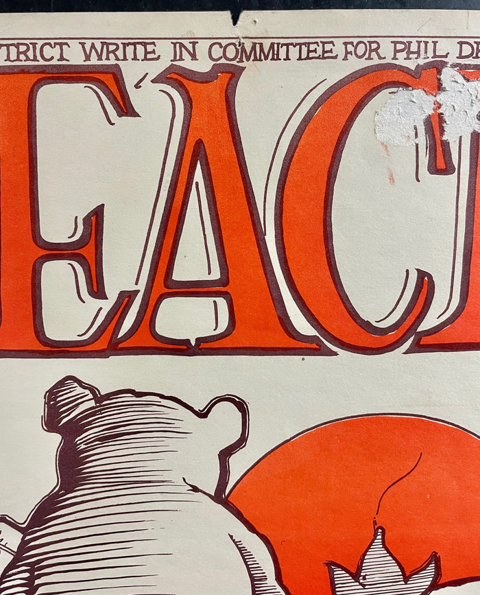 AUCTION - AOR 2.326 - Grateful Dead Bola Sete - Stanley Mouse Signed - 1966 Poster - Mt. Tamalpais  - Good