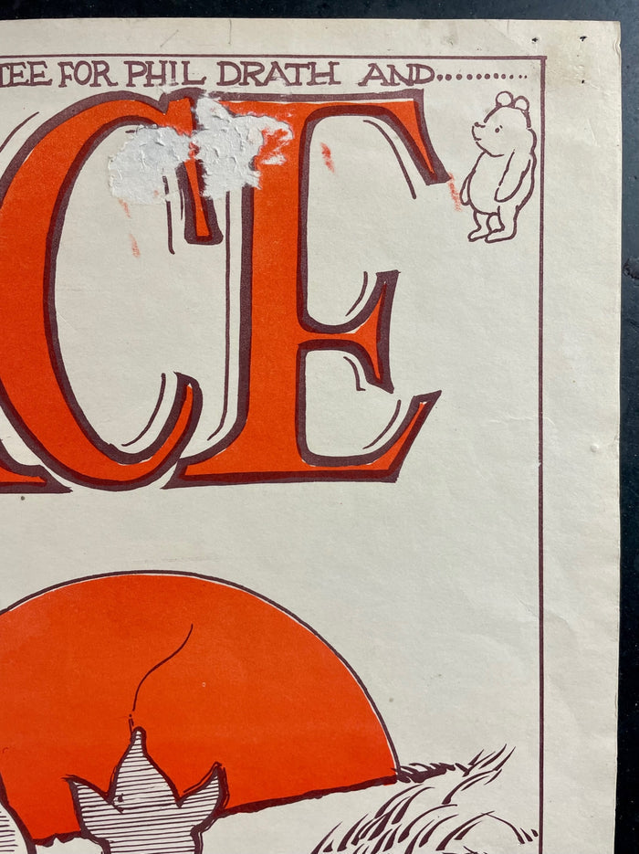 AUCTION - AOR 2.326 - Grateful Dead Bola Sete - Stanley Mouse Signed - 1966 Poster - Mt. Tamalpais  - Good