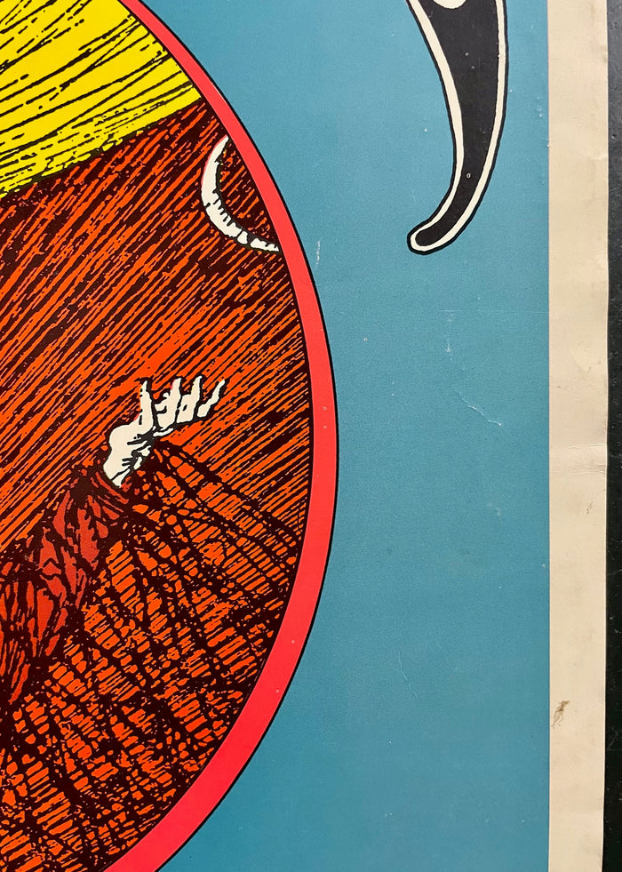 AUCTION - BG-171 - Grateful Dead - Jefferson Airplane - Randy Tuten Signed - 1969 Poster - Winterland - Very Good