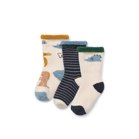 Liewood - Baby Socks - Eloy - Dino Multi Mix
