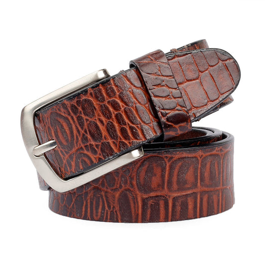 Grain Leather Belt
