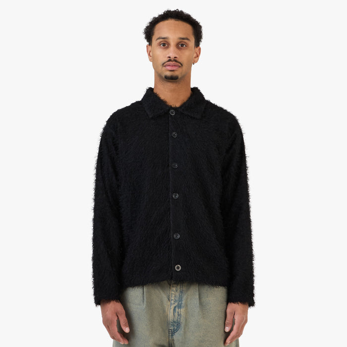BEAMS Fringe Shirt / Black