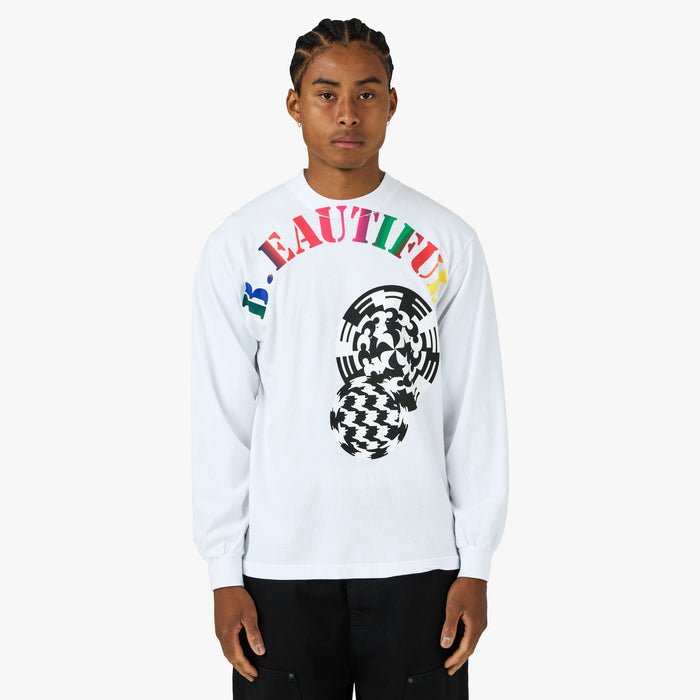 b.Eautiful Silhouette Longsleeve / White