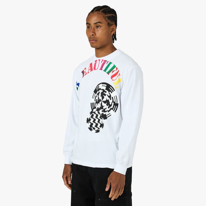 b.Eautiful Silhouette Longsleeve / White