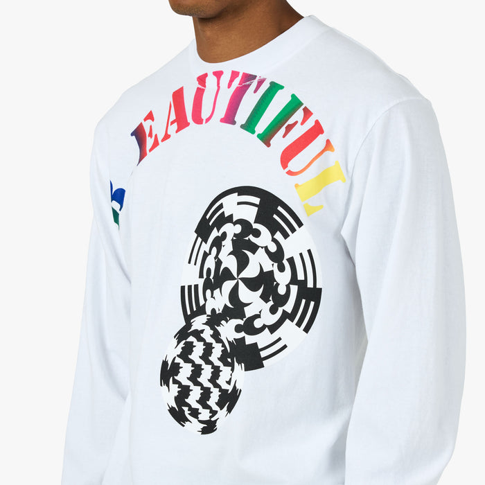 b.Eautiful Silhouette Longsleeve / White