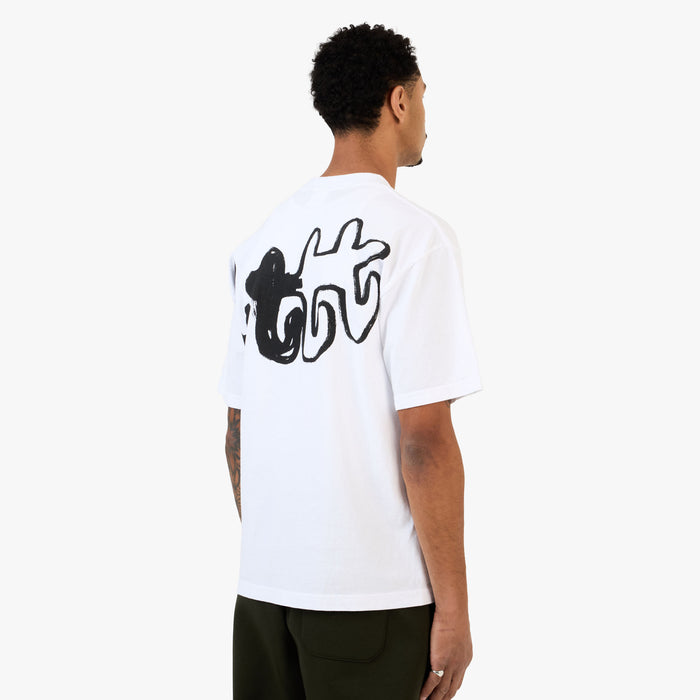b.Eautiful x LTTT Puffy Fish T-Shirt / White