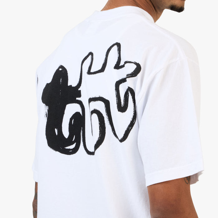 b.Eautiful x LTTT Puffy Fish T-Shirt / White