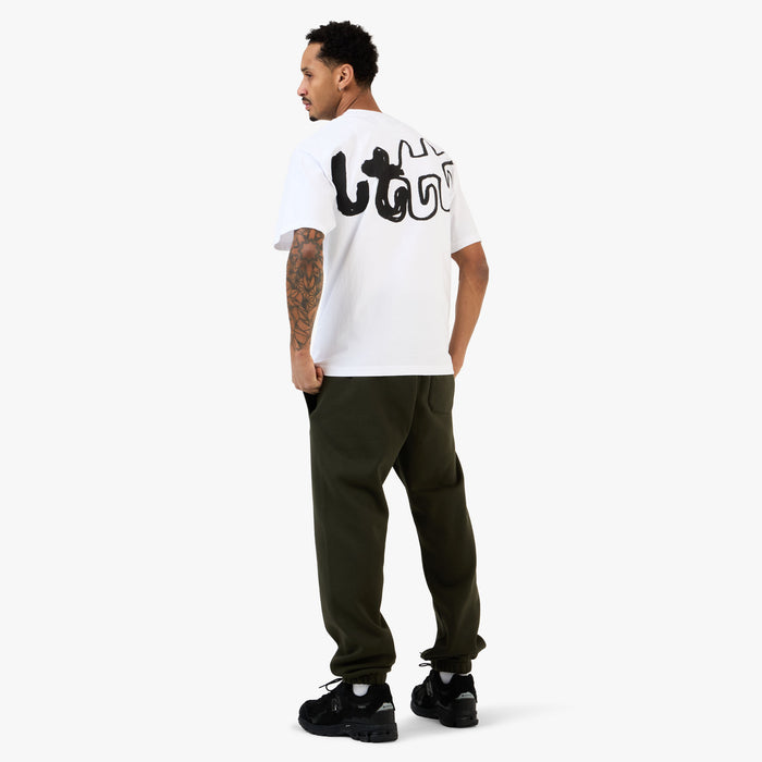 b.Eautiful x LTTT Puffy Fish T-Shirt / White