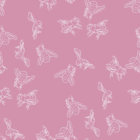 Bees Pink - Family Fabrics B.V.