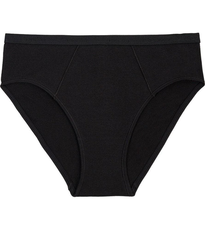 Bendon Body Cotton High Cut Brief - Black Knickers