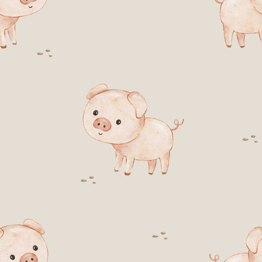 Piglet Ecru - Family Fabrics B.V.