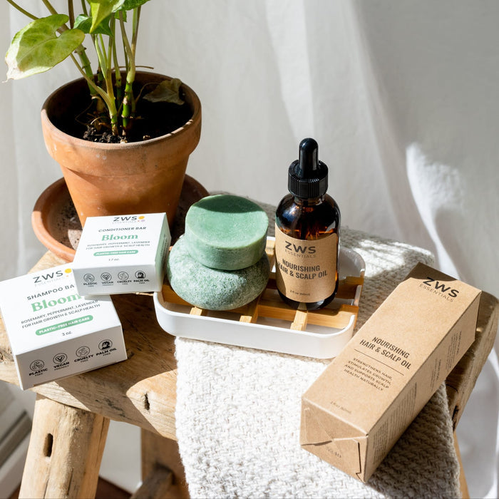 ZeroWasteStore.com Bloom Hair Growth & Scalp Care Bundle