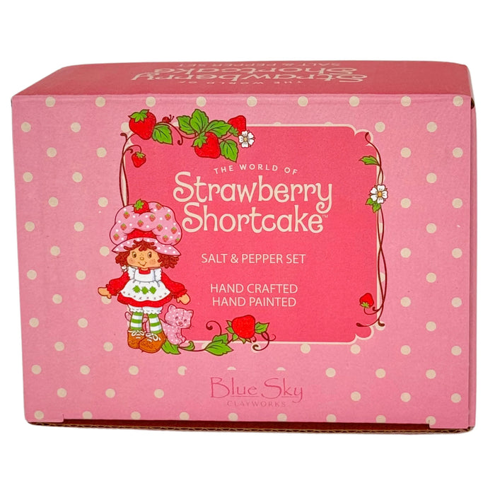 Blue Sky Clayworks x Strawberry Shortcake - Purr-fect Knitting Time Salt & Pepper Shakers 24895