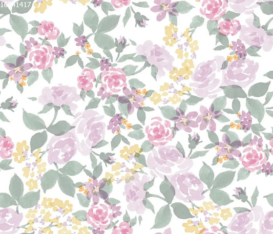 Bold Flower Lilac Small - Family Fabrics B.V.