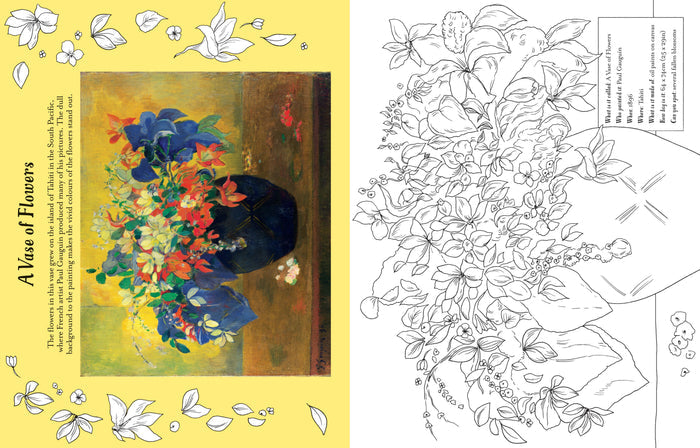 Book - Famous Art To Colour
