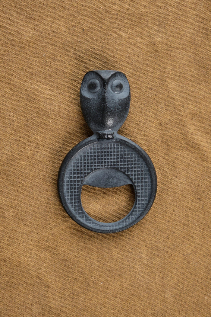 Tadahiro Baba Home Kitchen Utensils Bottle Opener Owl Cast Iron / 4" L