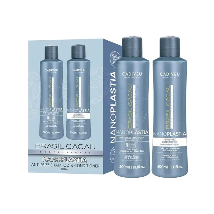 Brasil Cacau Shampoo & Conditioner Brasil Cacau NanoPLASTIA Duo Pack 300ml