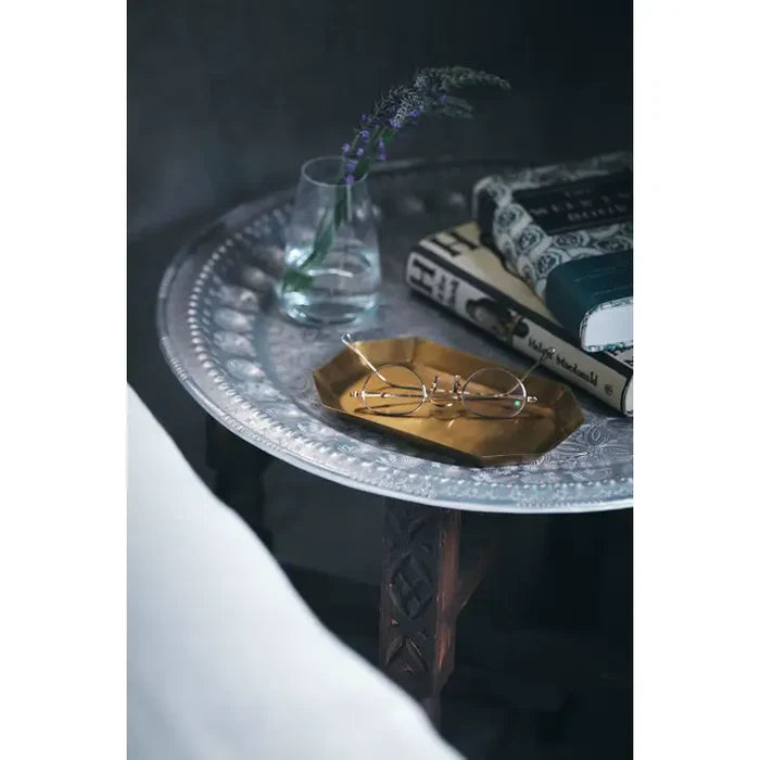 Brass Long Octagon Dish-Small