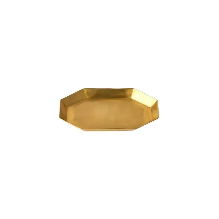 Brass Long Octagon Dish-Small