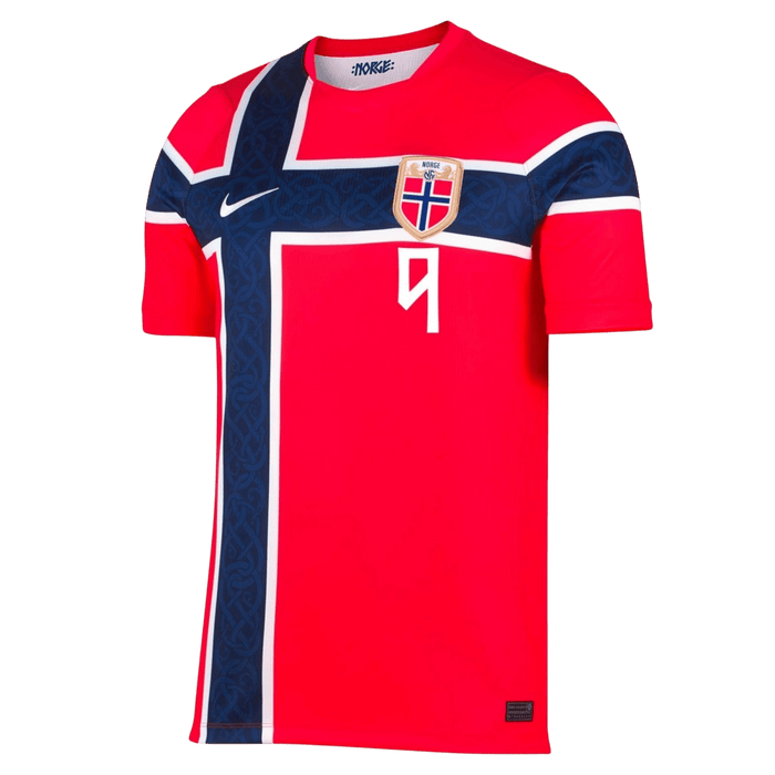 BRAUT HAALAND #9 Norway Home Soccer Jersey World Cup 2026