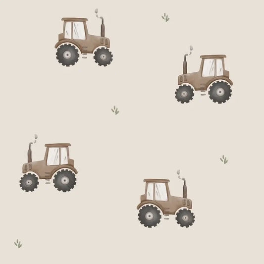 Brown Tractor Neutral - Family Fabrics B.V.