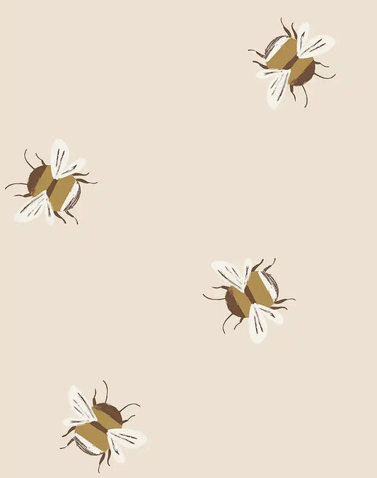 Buzzing Bees Ecru - Family Fabrics B.V.