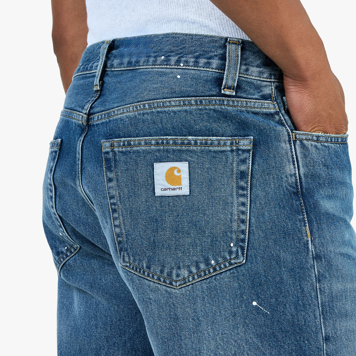 Carhartt WIP Landon Pant Blue / Destroy Wash - Splatter