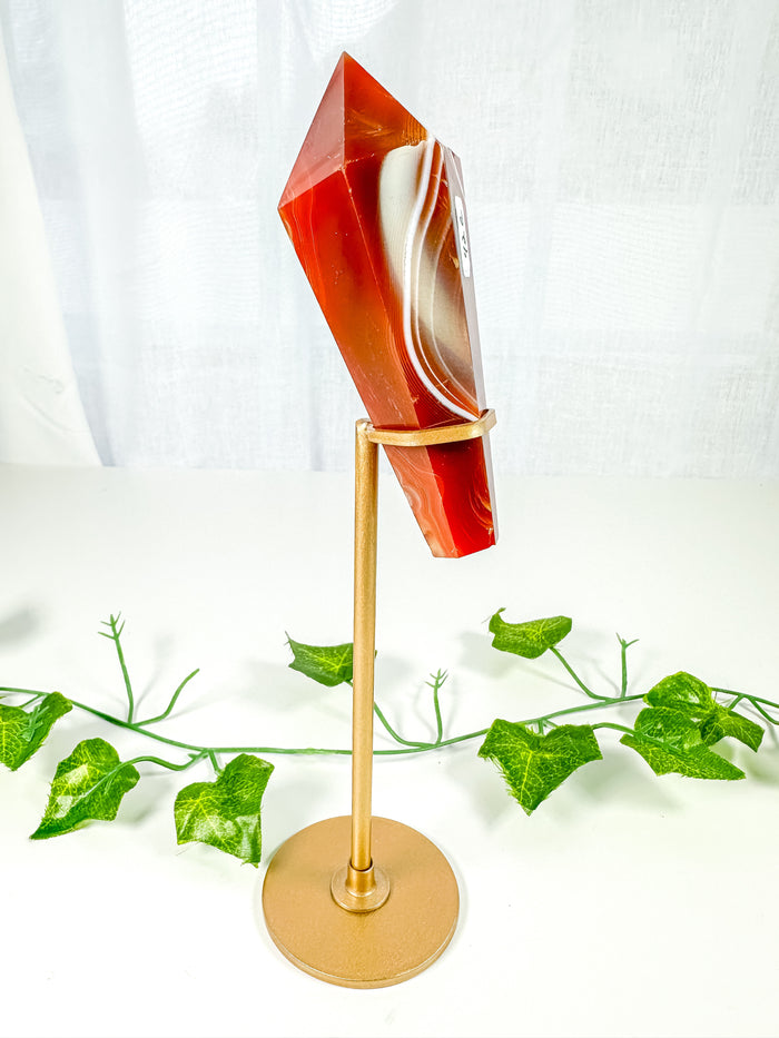 Carnelian Wand on Stand (42C)