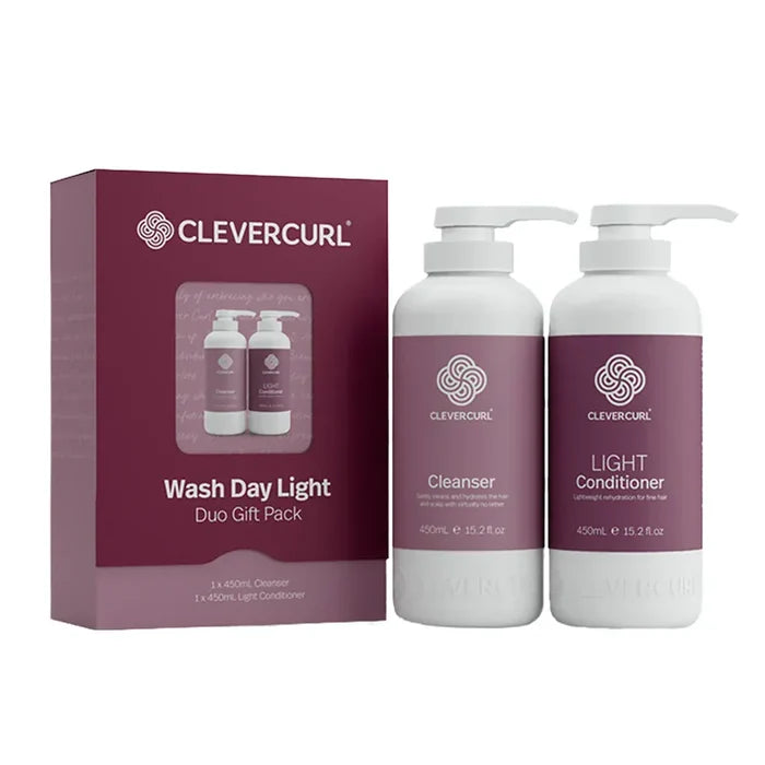 Clever Curl Shampoo & Conditioner Clever Curl Wash Day Duo - Light