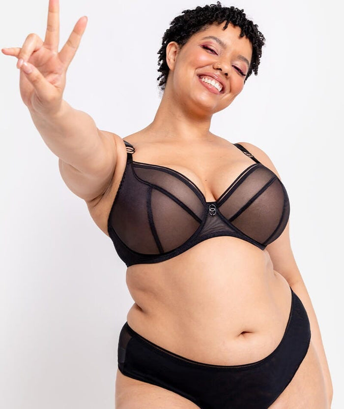 Curvy Kate Lifestyle Plunge Bra - Black Bras