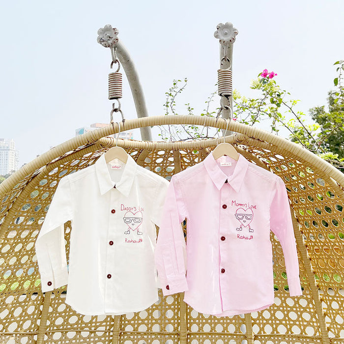Daddy's Love Š—– Personalized Formal Shirt (1-14 Years)