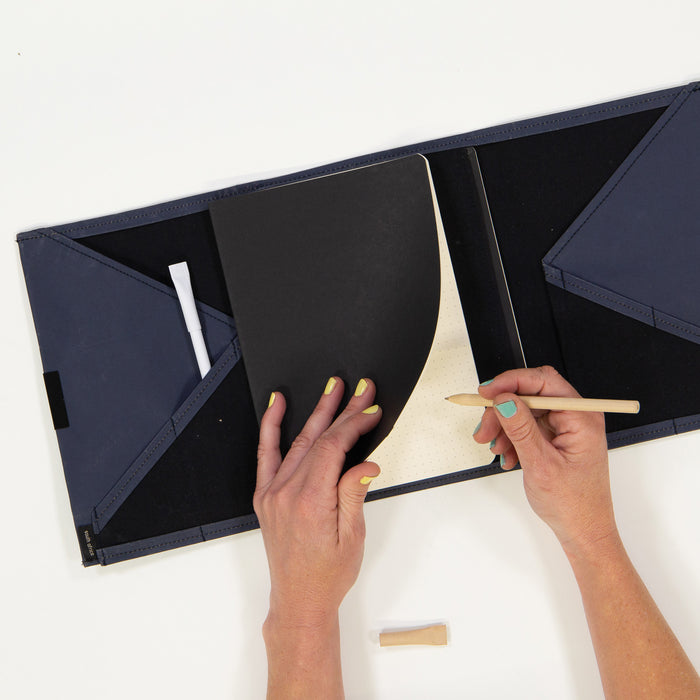 Deep Blue A5 Notebook Organizer