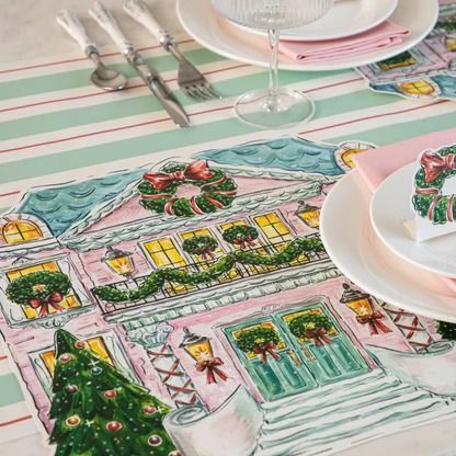 Die-Cut Holiday Home Placemats
