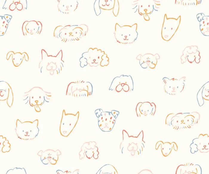 Dogs Sketch - Family Fabrics B.V.