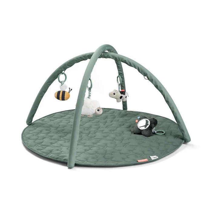 Done by Deer® Igralna podloga z lokom Tiny Farm Green Done by Deer
