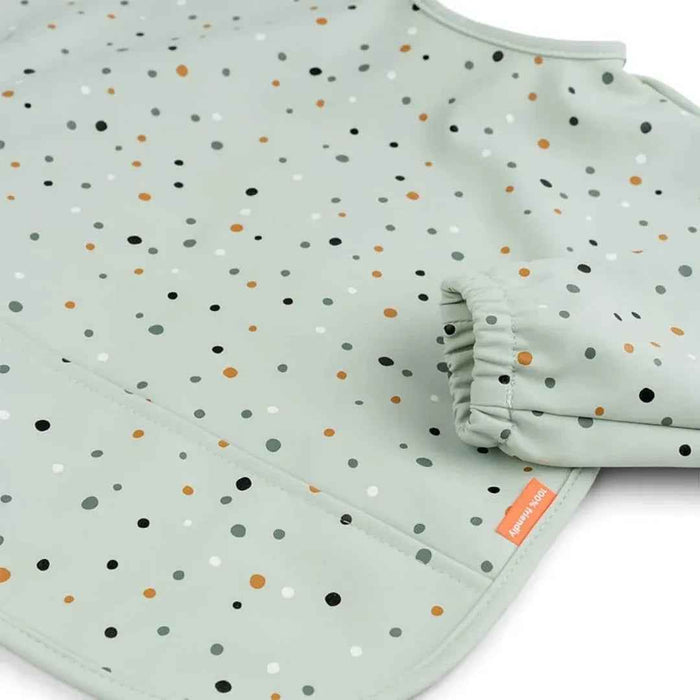 Done by Deer® Slinček z rokavi Happy Dots Green Done by Deer