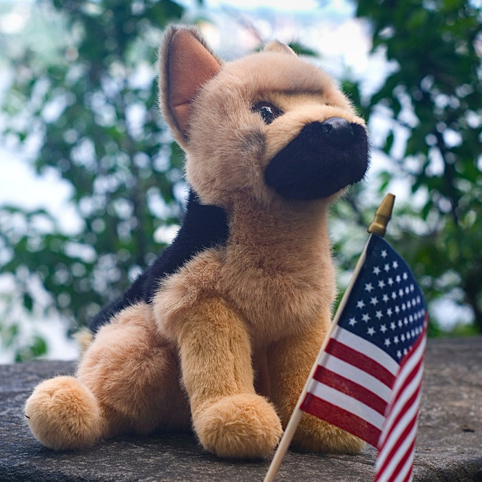 Douglas Cuddle Toys - German Shepherd Steel Stuffed Dog Plush 1920