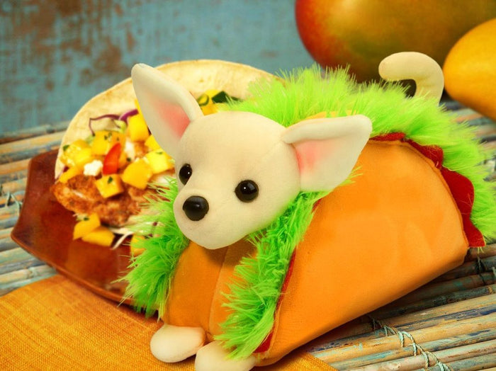 Douglas Cuddle Toys - Taco Chihuahua Macaroon Plush Stuffed Dog Plushie 4722