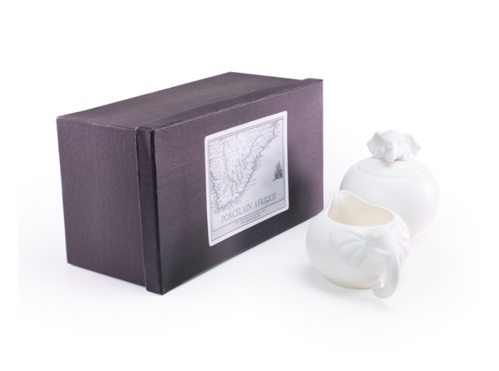 Elephant Creamer & Sugar Set