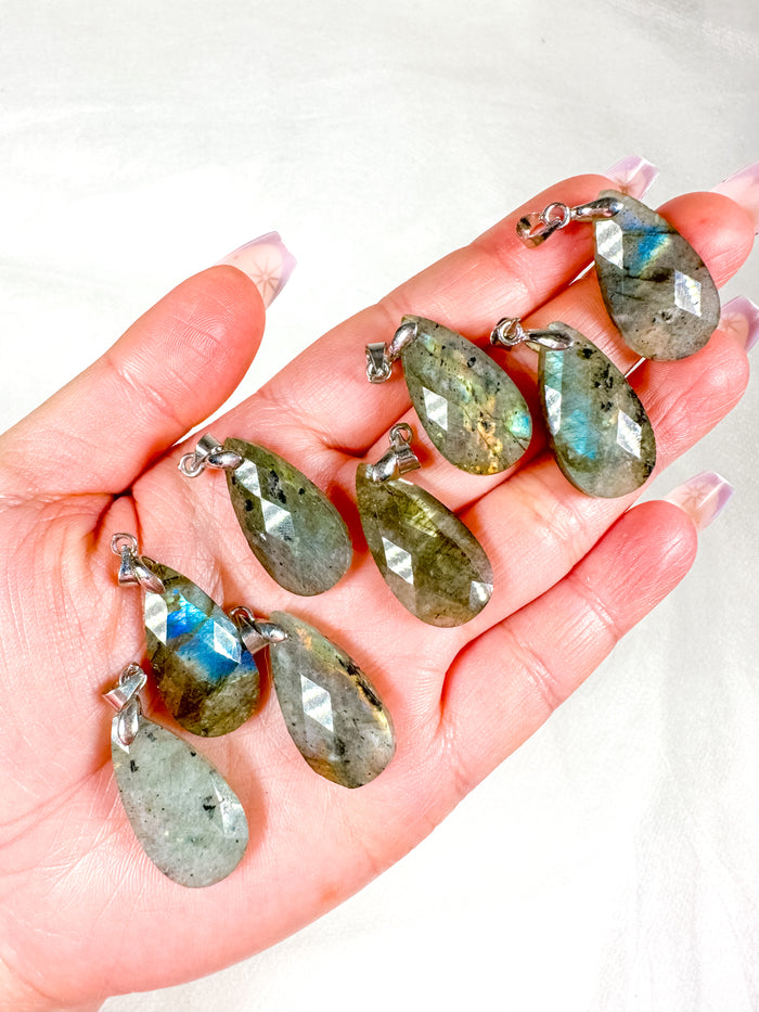 Faceted Labradorite Pendent