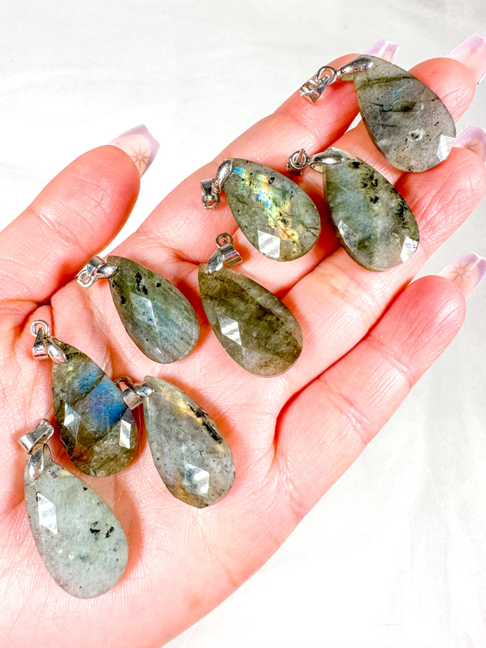 Faceted Labradorite Pendent