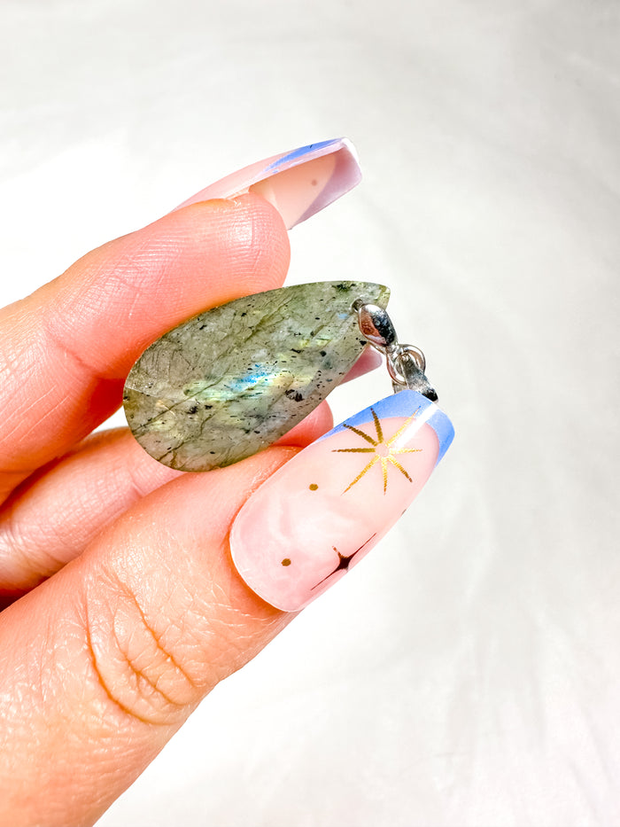 Faceted Labradorite Pendent
