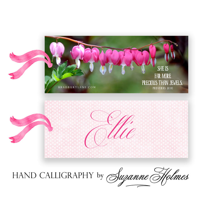 Fairy Tale Jewels - Laminated Personalized Bookmark