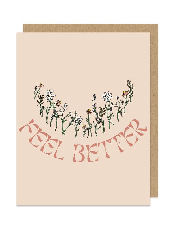 Feel Better Greeting Card