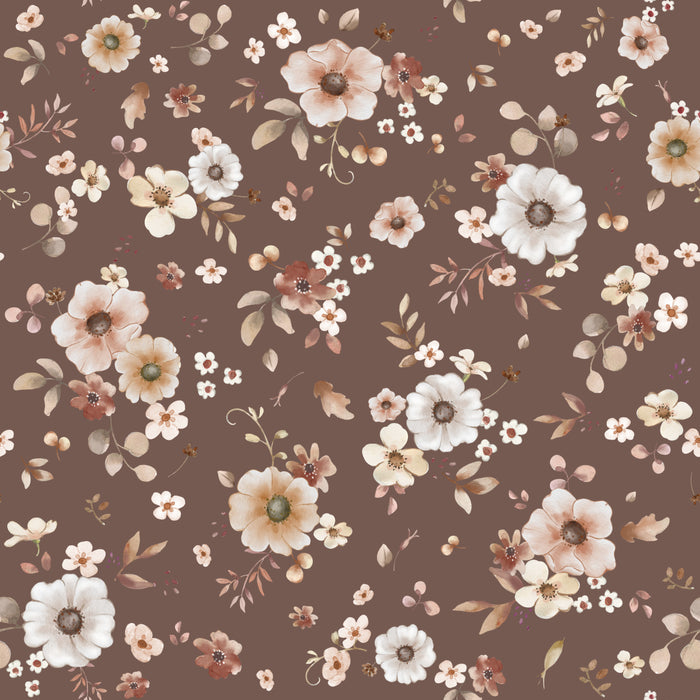 Floral Lena Brown - Family Fabrics B.V.
