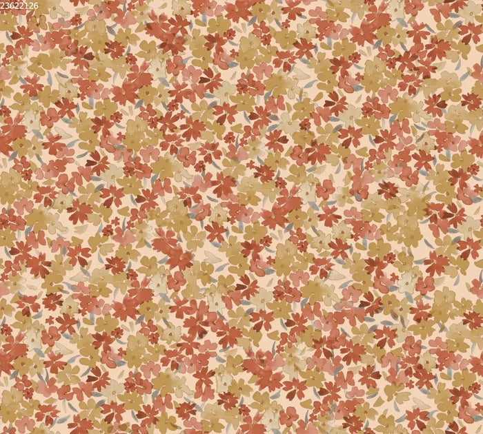 Floral Mix Peach - Family Fabrics B.V.