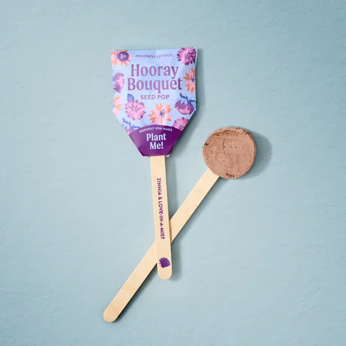 Modern Sprout Hooray Bouquet Flower Seed Pops